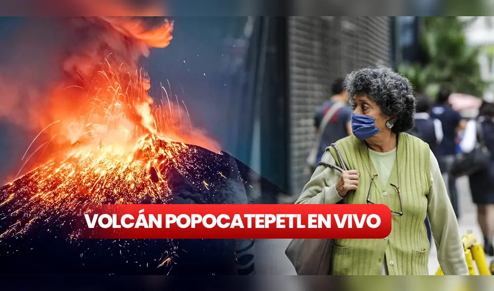 El volcán Popocatépetl continúa liberando gases y cenizas que han alcanzado varias localidades del centro de México. Foto: composición Jazmin Ceras/El País