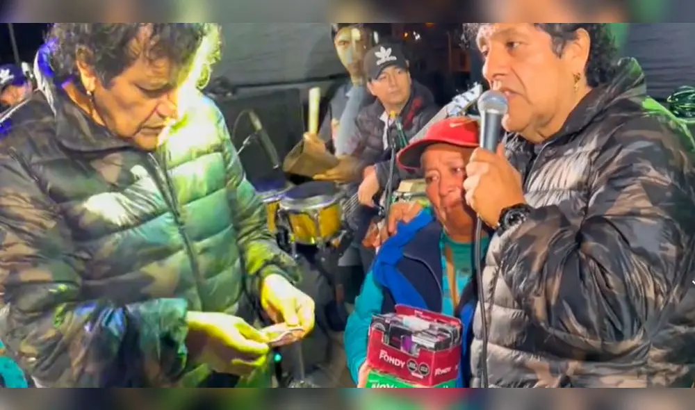 Toño Centella se mostró solidario con vendedora de chicle, cigarrillo y caramelo. Foto: captura/TikTok