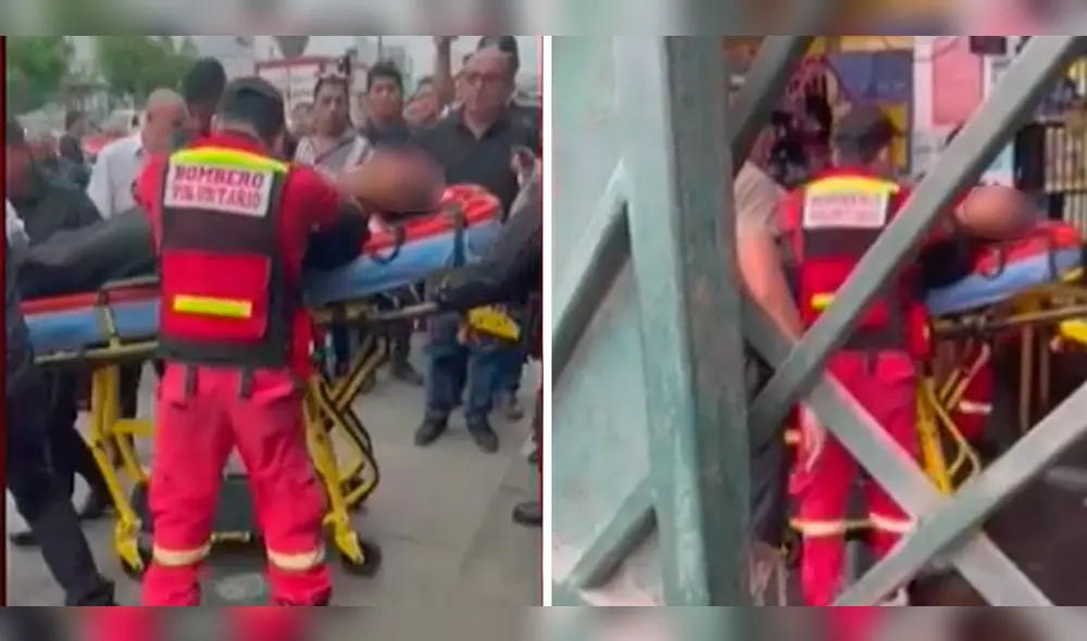 Agresor todavía no ha sido identificado y se encuentra prófugo. Foto: composición LR/capturas de América TV - Video: América TV Agresor todavía no ha sido identificado y se encuentra prófugo. Foto: composición LR/capturas de América TV - Video: América TV