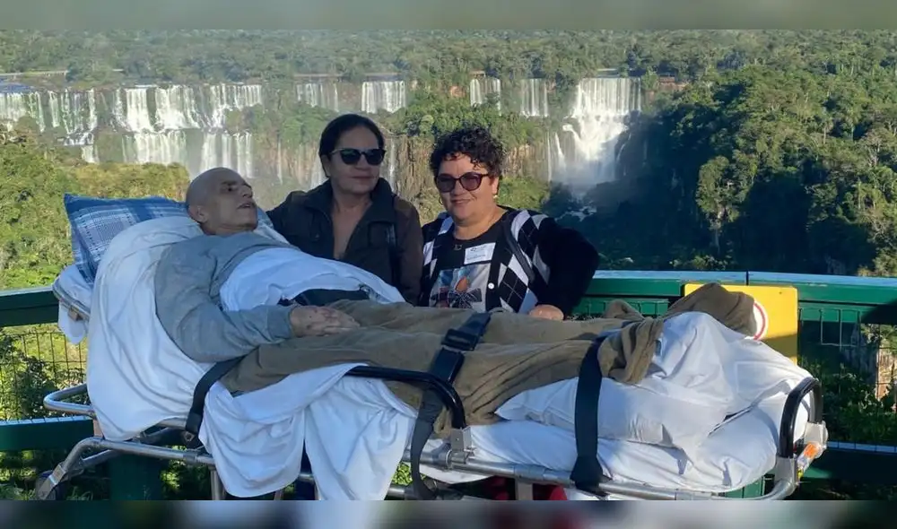 Valmiro en compañía de sus hermanas. Foto: Hospital Ministro Costa Cavalcanti/Facebook Valmiro en compañía de sus hermanas. Foto: Hospital Ministro Costa Cavalcanti/Facebook