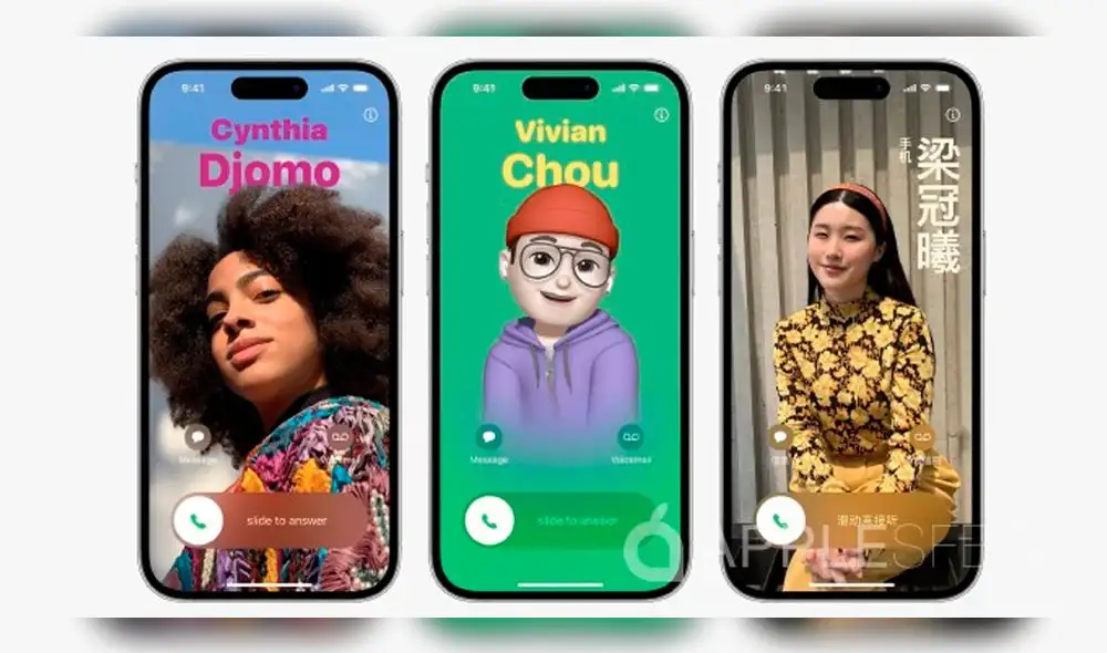 Podrás personalizar tus contactos para cuando te llamen. Foto: Apple