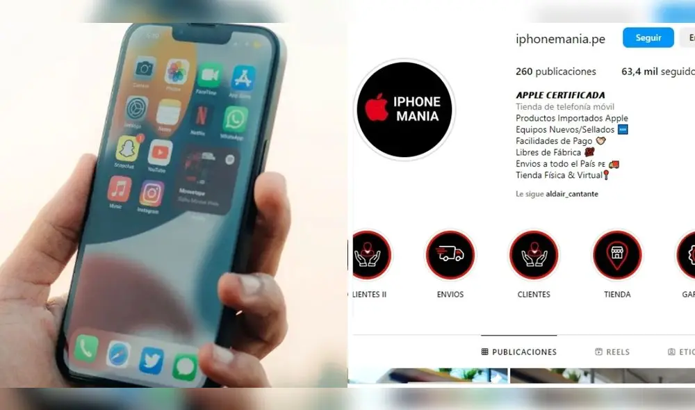 La agraviada dice que la cuenta de Instagram parecía confiable, pues tenía muchos seguidores. Foto: composición Getty images/Instagram La agraviada dice que la cuenta de Instagram parecía confiable, pues tenía muchos seguidores. Foto: composición Getty images/Instagram