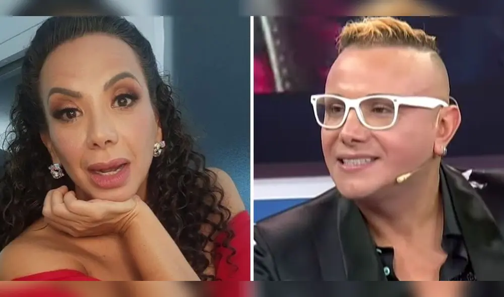 Mónica Cabrejos y Carlos Cacho se enfrentaron vía redes sociales. Foto: composición LR/captura Mónica Cabrejos Facebook/captura Panamericana TV