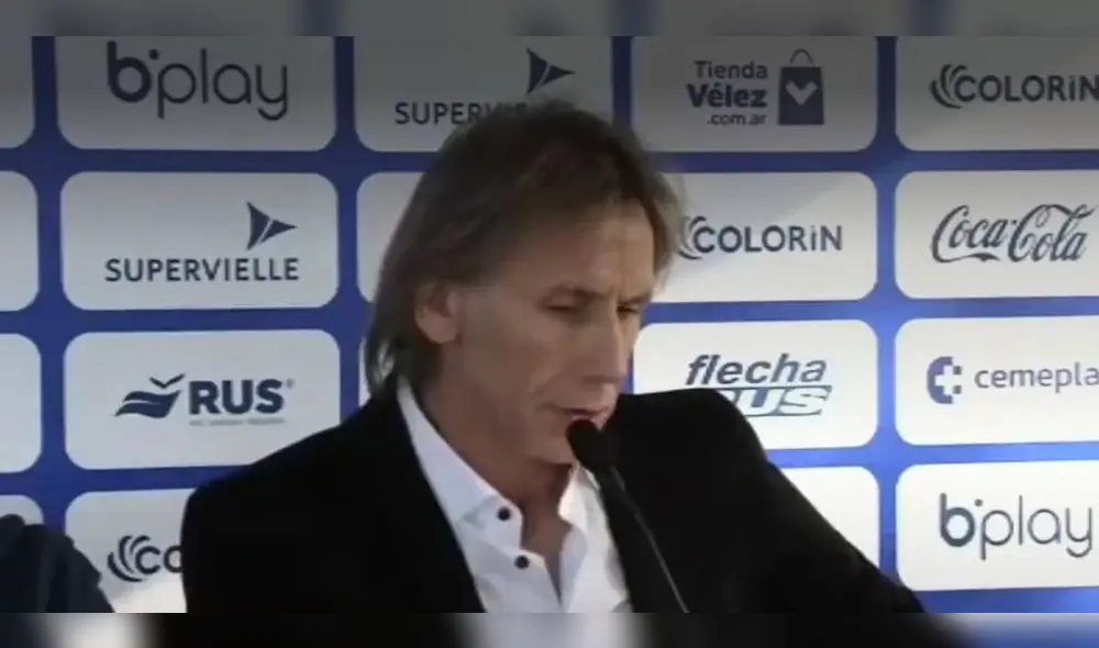 Ricardo Gareca fue anunciado como entrenador de Vélez el 8 de marzo. Foto: captura ESPN Ricardo Gareca fue anunciado como entrenador de Vélez el 8 de marzo. Foto: captura ESPN