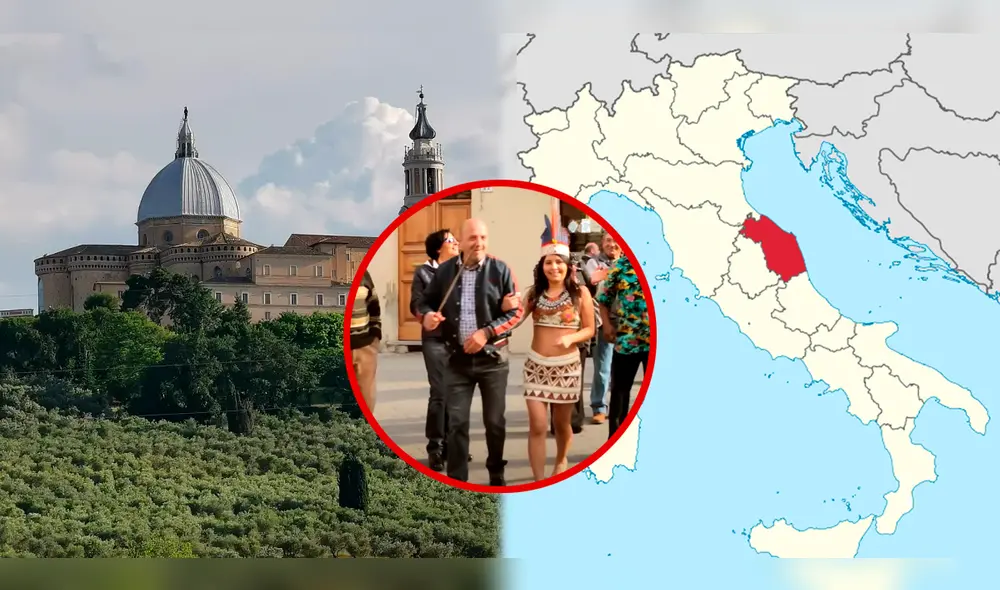 Loreto es una ciudad italiana con una tradición muy antigua. Foto: composición LR / @marcaperu / YouTube