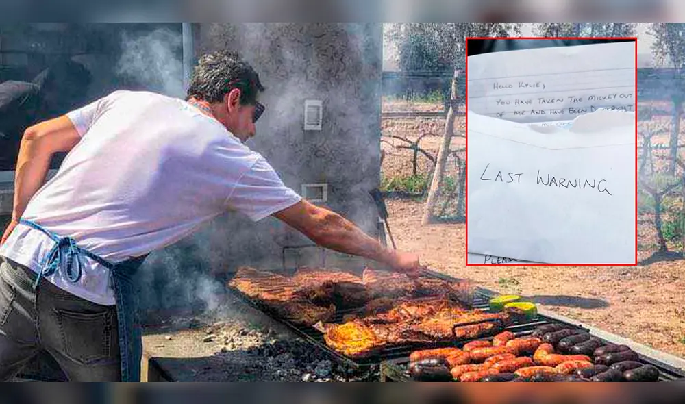 El vecino, llamado Kylie, ya había recibido las quejas de la familia; sin embargo, continuó cocinando carne en su patio. Foto: composición LR/Facebook @Hey Perth