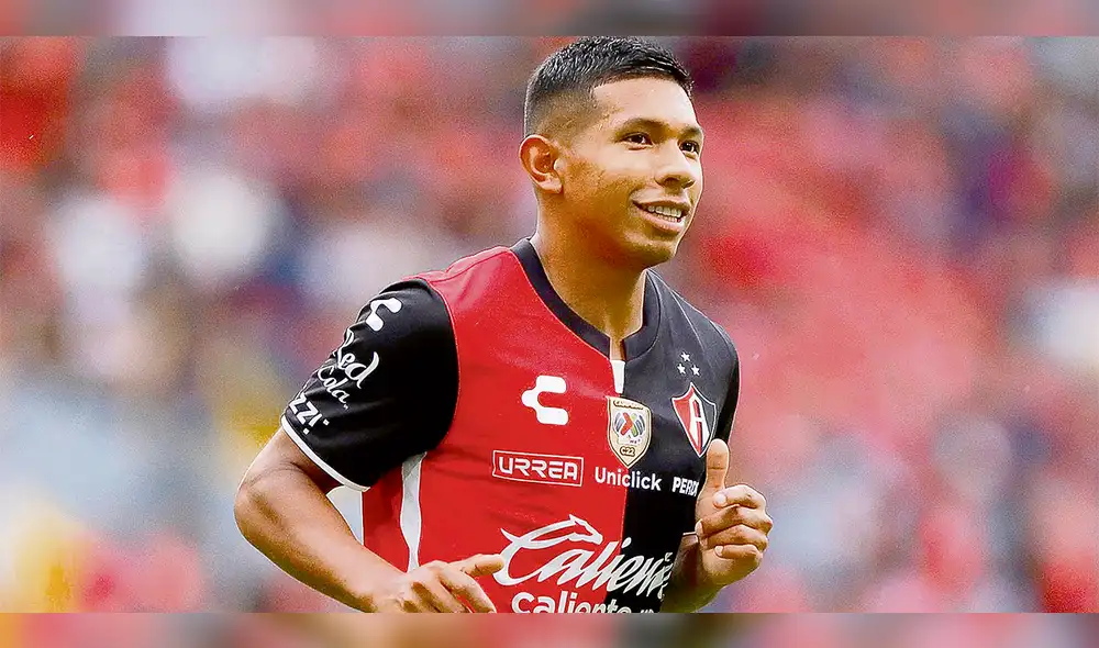 Vínculo. Edison Flores mantiene contrato con el Atlas hasta finales de la próxima temporada. Foto: difusión