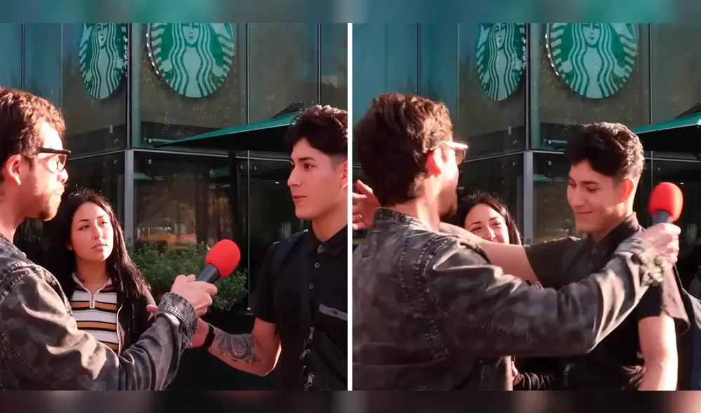 El video de la inesperada reacción del joven chileno sumó miles de reproducciones en YouTube. Foto: composición LR/captura de YouTube