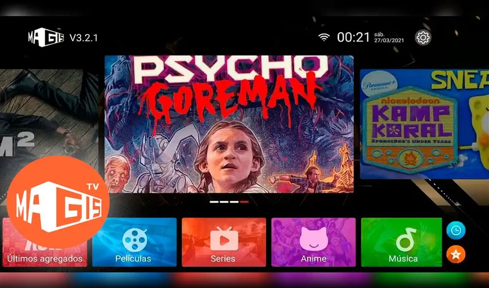 Así luce la interfaz de Magis TV. Foto: Quitoled