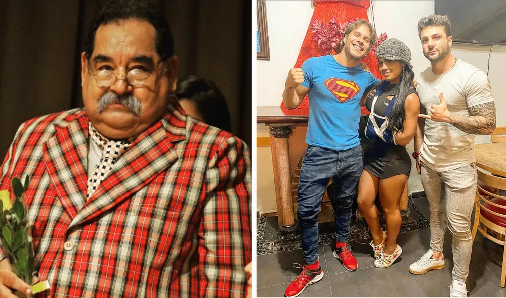 Ramón García no solo trabaja como actor, sino que también es profesor de teatro. Foto: composición LR/IG de Ramón García/FB de Nicola Porcella