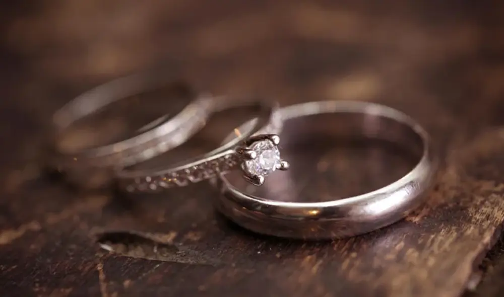 Los anillos simbolizan la unión en matrimonio de las parejas. Foto: joyería Inter