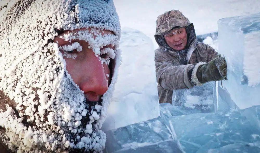 En este alejado pueblo, las temperaturas pueden llegar a los -71 °C. Foto: composición LR/ESdiario/Cordon press - Video: @AmericaDigital/Twitter
