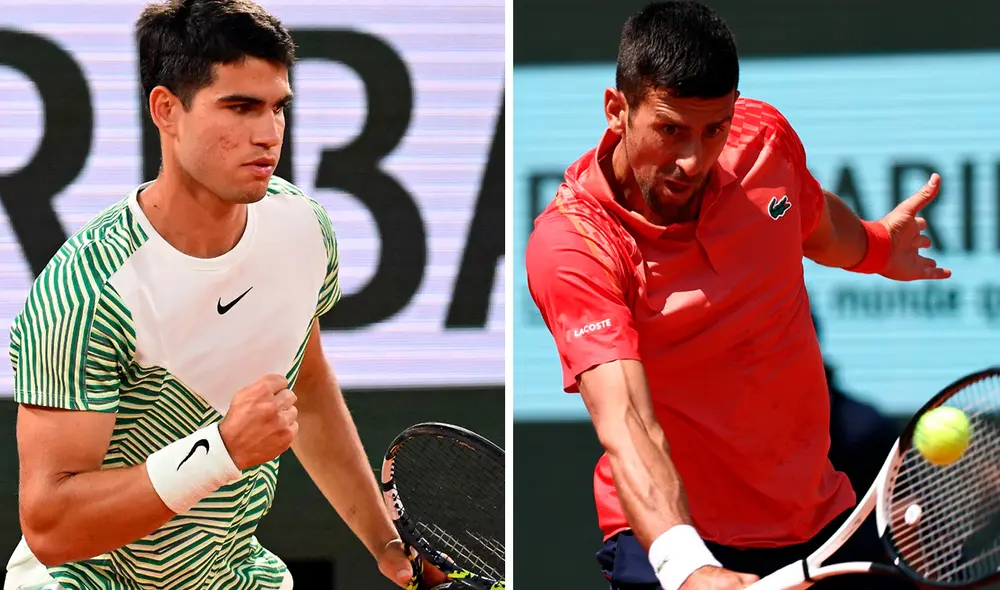 Carlos Alcaraz y Novak Djokovic se vuelven a enfrentar tras más de un año. Foto: composición/EFE