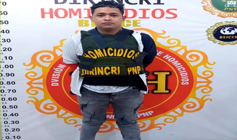 Este hombre cometió feminicidio contra su pareja de 23 años en una vivienda de Ate. Foto: PNP