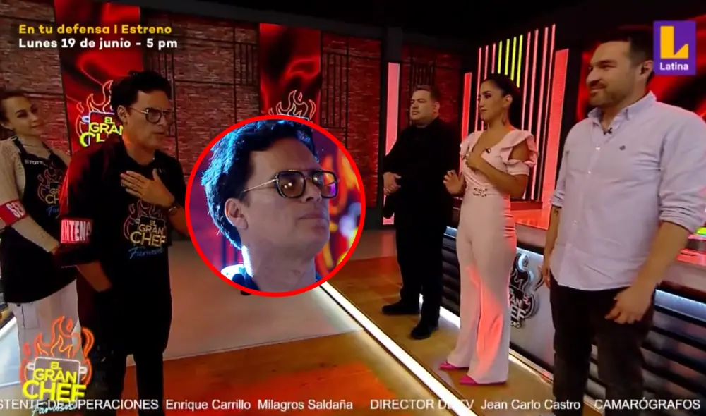 Patricio Suárez Vértiz agradeció a los jurados porque aprendió mucho sobre cocina. Foto: Composición LR/captura de Latina - Video: Latina Patricio Suárez Vértiz agradeció a los jurados porque aprendió mucho sobre cocina. Foto: Composición LR/captura de Latina - Video: Latina