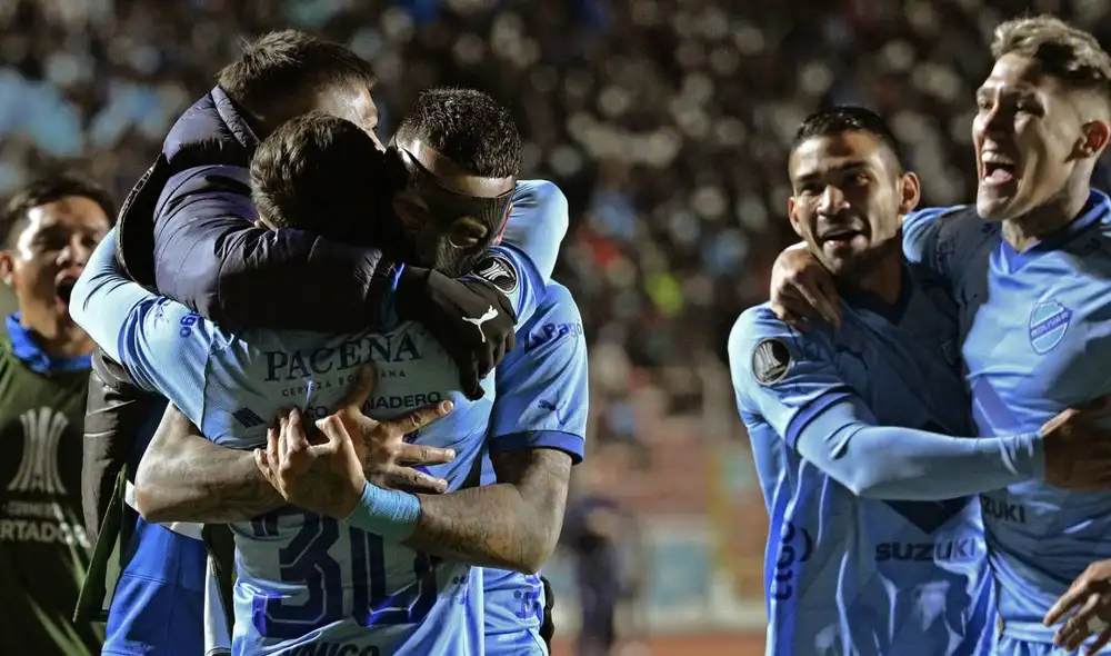 Bolívar sumó 12 puntos y está en octavos de final de Copa Libertadores. Foto: Twitter Conmebol Libertadores