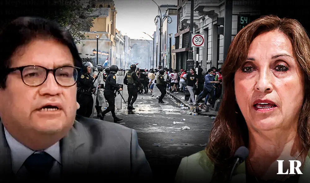 Dina Boluarte es acusada de genocidio y homicidio calificado. Su abogado, Joseph Campos responsabiliza a las Fuerzas Armadas de cualquier atropello a los DD. HH. Foto: composición de Jazmín Ceras/La República Dina Boluarte es acusada de genocidio y homicidio calificado. Su abogado, Joseph Campos responsabiliza a las Fuerzas Armadas de cualquier atropello a los DD. HH. Foto: composición de Jazmín Ceras/La República