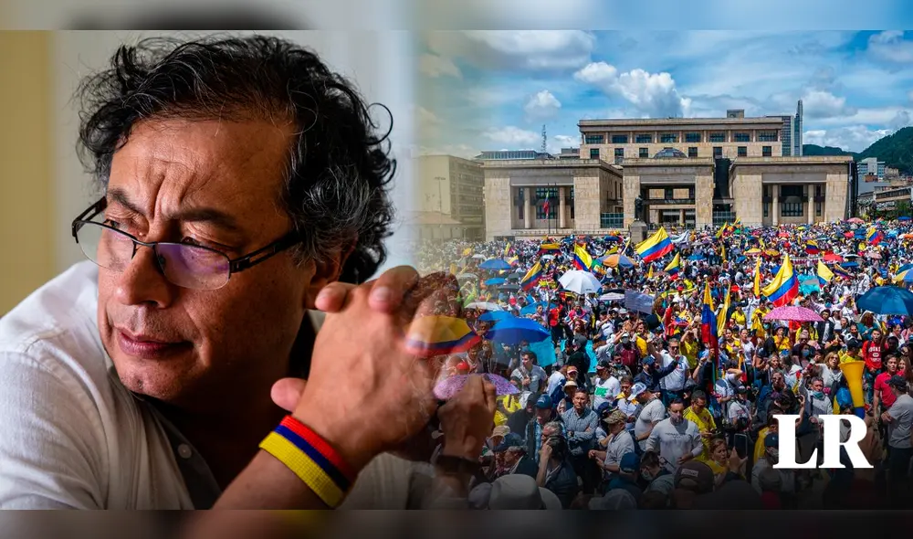 Movilizaciones en Bogotá y otras ciudades de Colombia en apoyo a Gustavo Petro. Foto: composición LR/CNN/The Nee York Times Movilizaciones en Bogotá y otras ciudades de Colombia en apoyo a Gustavo Petro. Foto: composición LR/CNN/The Nee York Times