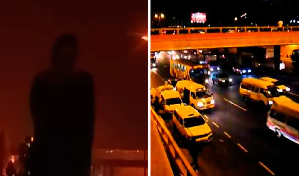 La presencia de un supuesto fantasma en el puente Benavides ocasionaría diversos accidentes en taxistas. Foto: composición LR/Panamericana TV/Víctor Hugo/YouTube