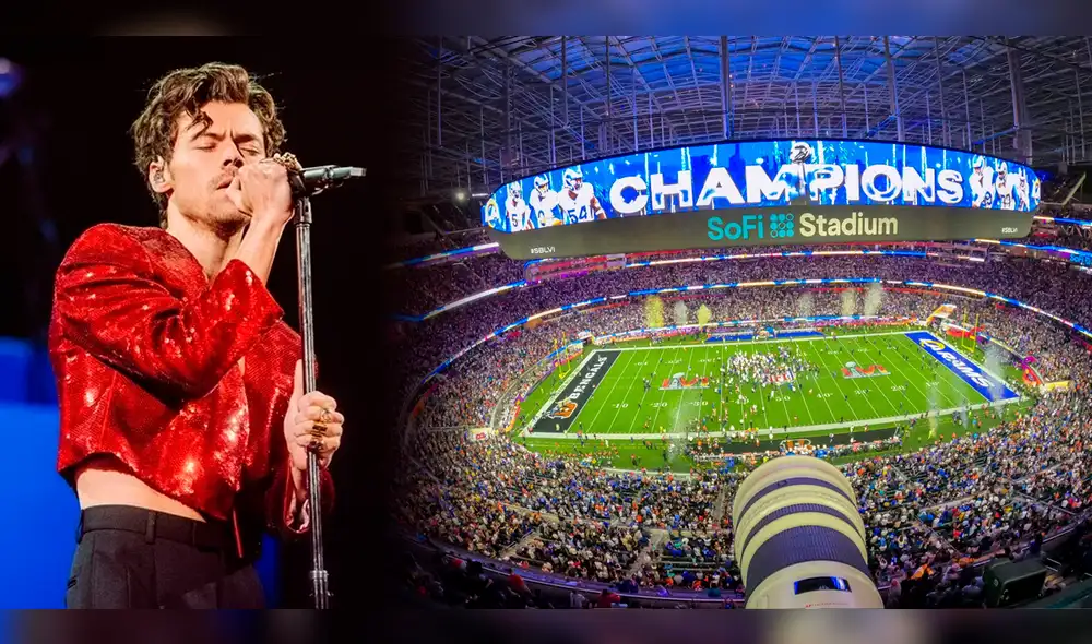 Harry Styles presentaría todo su repertorio en el último juego de la NFL del 2024. Foto: Composición LR / Los Angeles Times / BBC