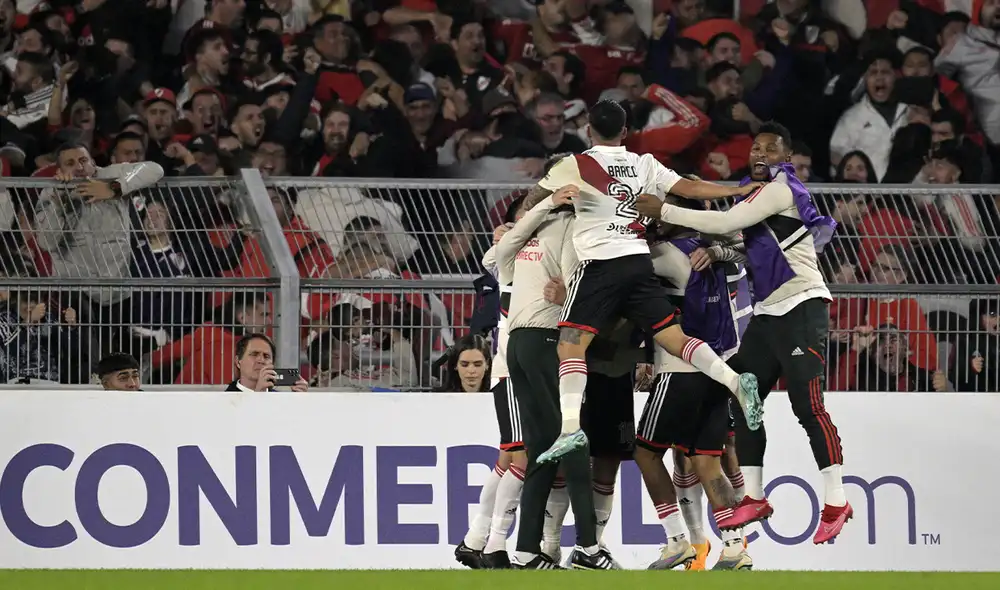 River Plate sigue con 'vida' en la Copa Libertadores 2023. Foto: AFP