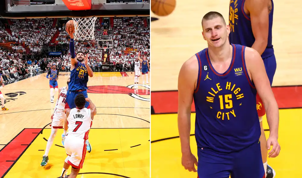 Jamal Murray y Nikola Jokic consiguieron triple-dobles en el mismo partido. Foto: composición LR / AFP