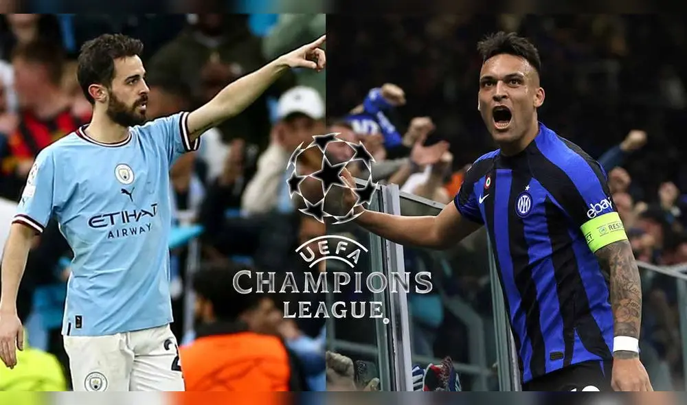 Manchester City y Inter de Milan buscarán alzar la orejona. Foto: composición LR