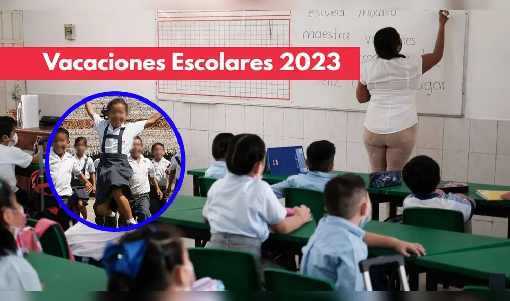 Las vacaciones escolares de julio 2023. Foto: Líbero