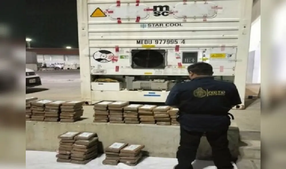 La droga tenía como destino Bélgica. Foto: cortesía La droga tenía como destino Bélgica. Foto: cortesía