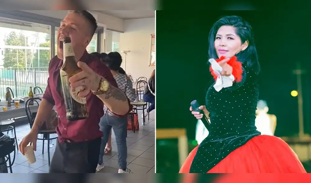 Extranjero coreó canciones de Yarita Lizeth. Foto: composición LR/ captura Rossvla/ Yarita Lizeth