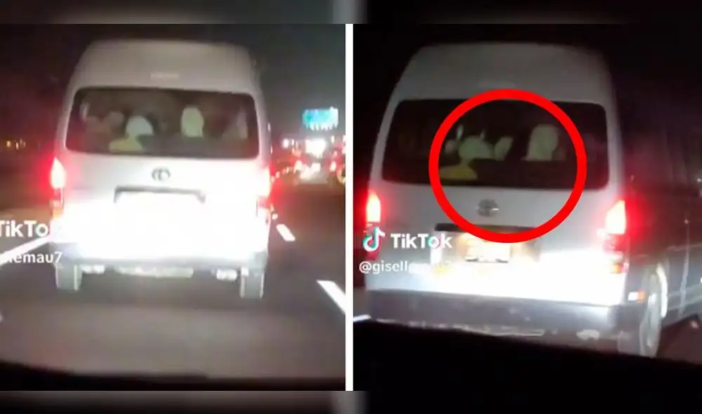 Monjas que fueron grabadas en un auto causan terror en miles de usuarios de TikTok. Foto: composición LR/TikTok/@gisellemau7