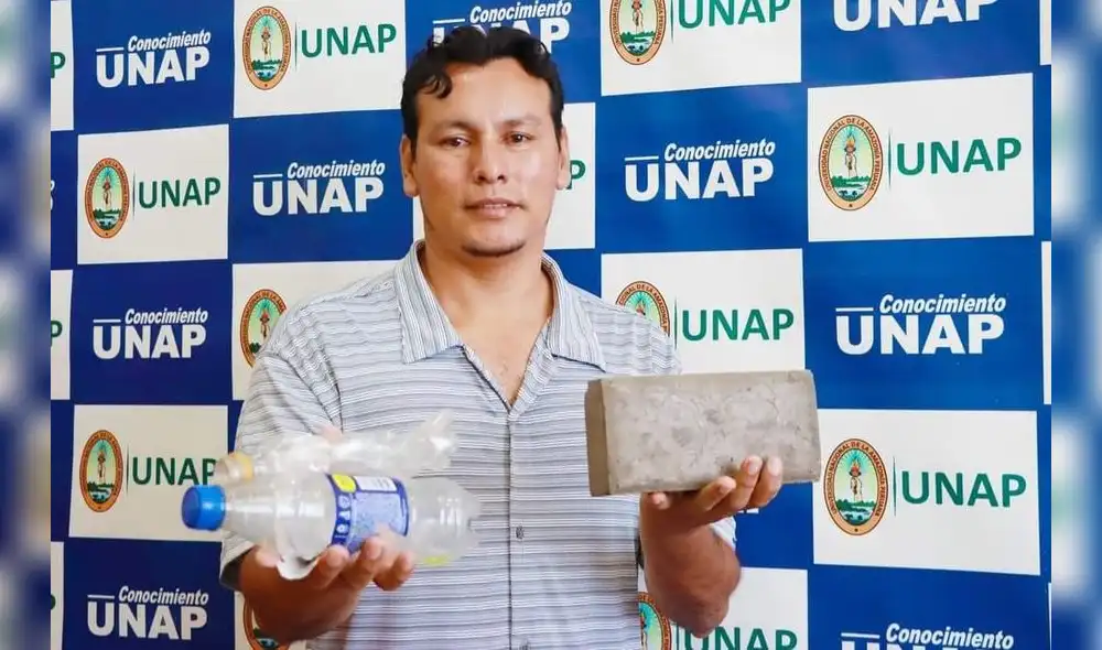 Joven está buscando patentar su creación. Foto: Lo que está pasando en la UNAP Joven está buscando patentar su creación. Foto: Lo que está pasando en la UNAP