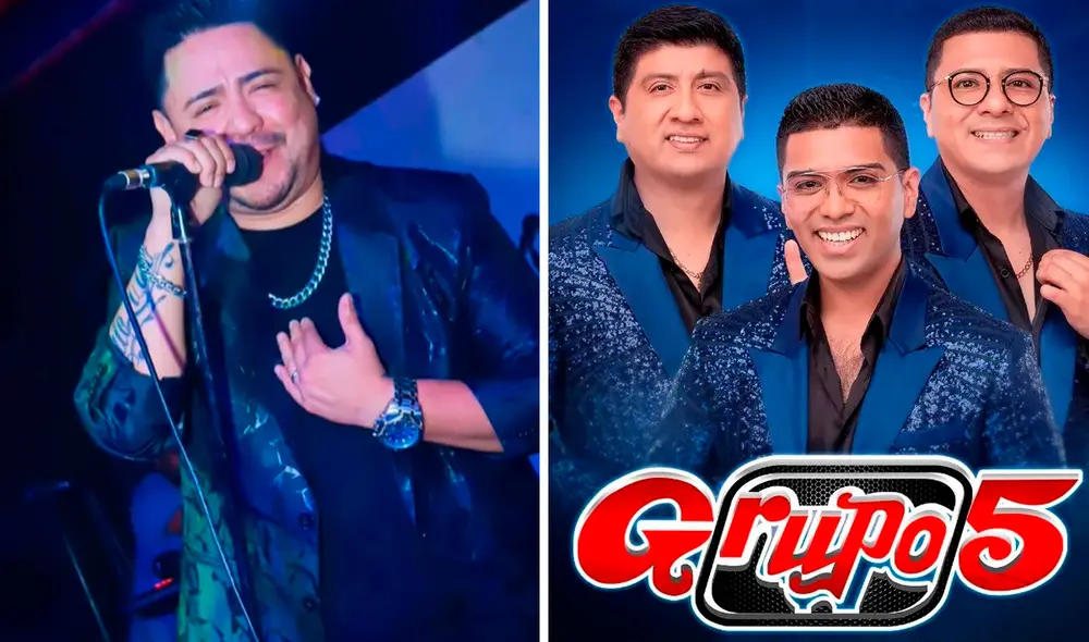 Lucho Cuéllar empezó en la música como tecladista de la orquesta Super Kalientes. Foto: composición LR/Lucho Cuellar/Grupo 5/Instagram