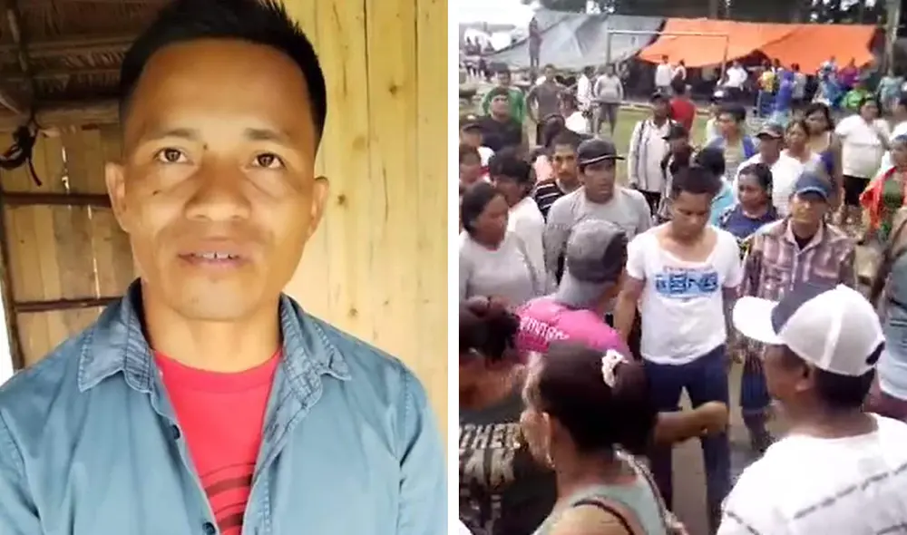 El alcalde fue retenido junto a una servidora pública. Foto: composición LR /Loreto Informa News/captura Video Rumi  Cevallos