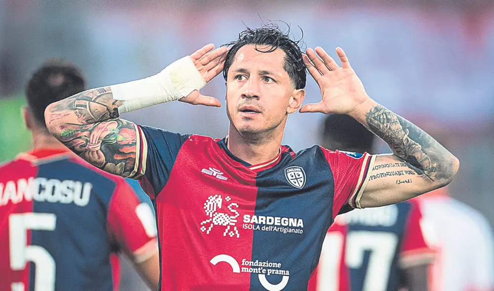Celebración a media. El Bambino volvió a anotar y llegará a punto a la selección peruana. Foto: Difusión