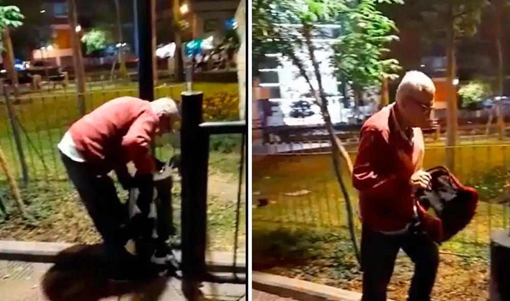 Los testigos presenciales no pudieron disimular su asombro ante la despiadada escena. Foto: Twitter Los testigos presenciales no pudieron disimular su asombro ante la despiadada escena. Foto: Twitter