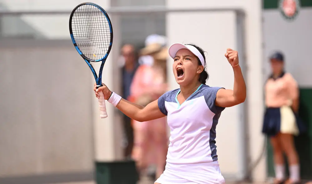 Lucciana Pérez disputará el título de Roland Garros Junior 2023. Foto: Roland Garros