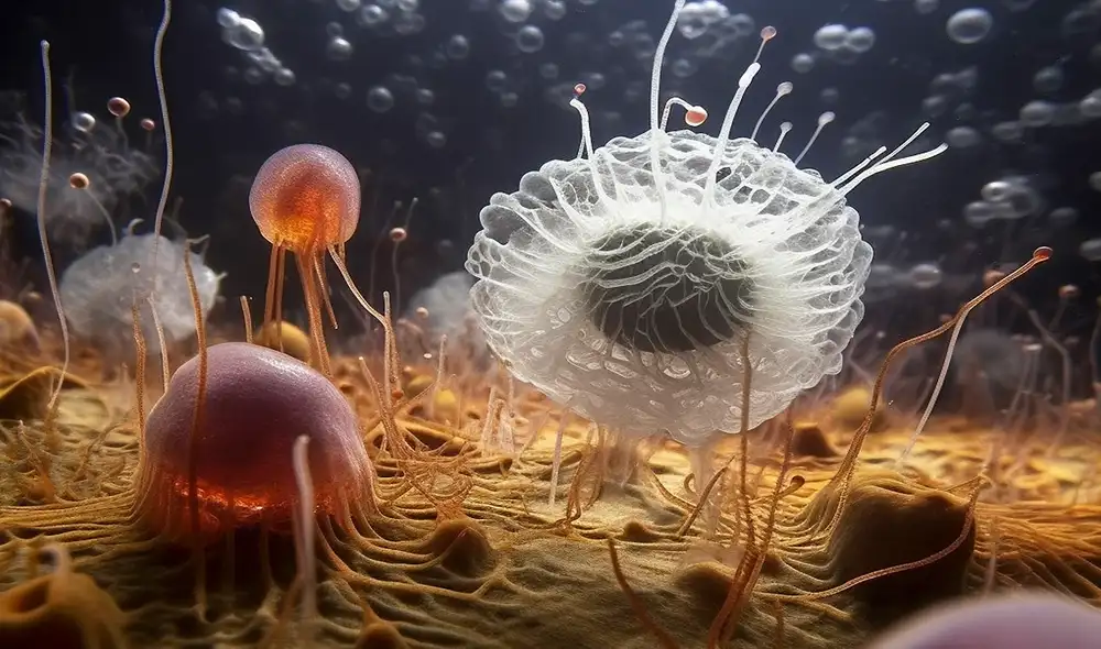 Se desconoce cómo se habrían visto estos antiguos organismos. Foto: ANU Se desconoce cómo se habrían visto estos antiguos organismos. Foto: ANU