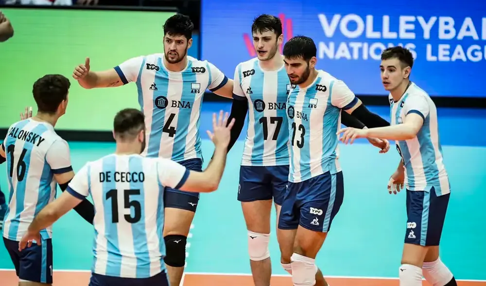Argentina venció a Canadá y suma otra victoria sin llegar al quinto set. Foto: La Nación