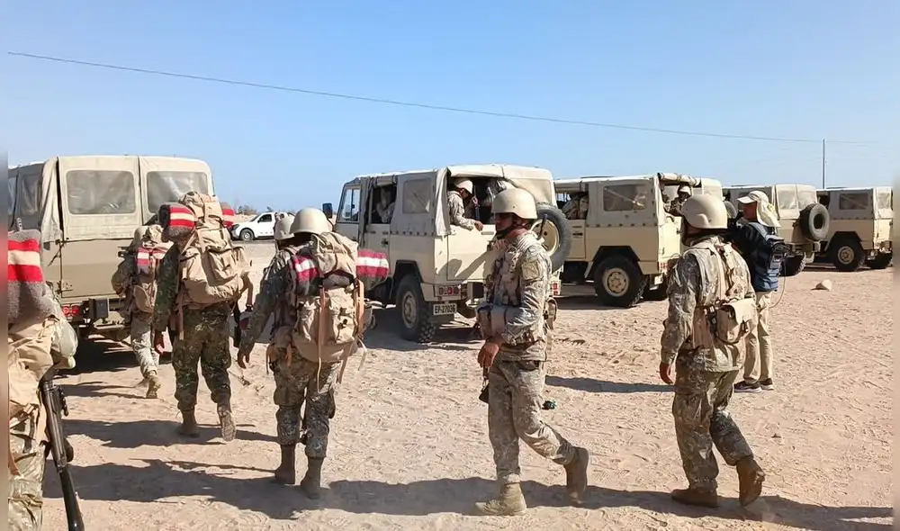 Más de 200 efectivos se encargan del cuidado de la frontera con Chile. Foto: La República