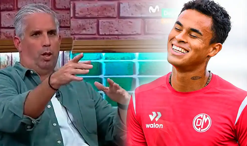 Christopher Olivares representó a la selección peruana en sus categorías inferiores. Foto: composición LR/Movistar Deportes/Deportivo Municipal - Video: Movistar Deportes