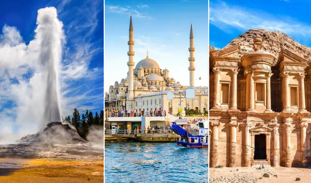 Conoce qué lugares del mundo deberías conocer antes de morir, según ChatGPT. Foto: composición LR/Andina/National Geographic