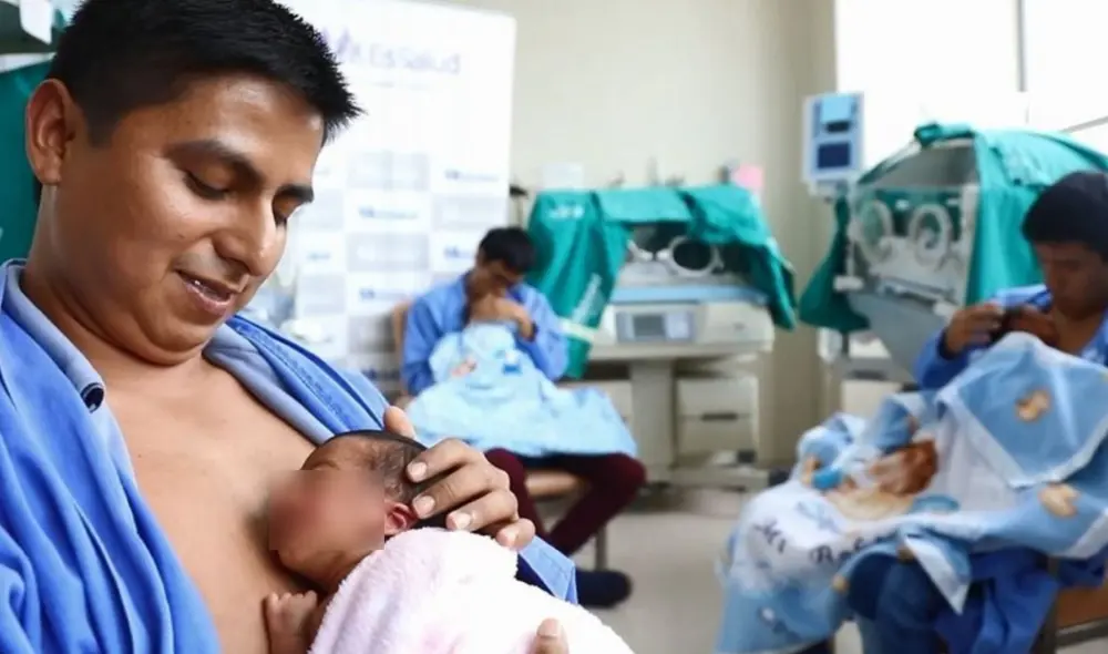 Dictamen que plantea ampliar licencia de paternidad se verá en el Pleno. Foto: Andina