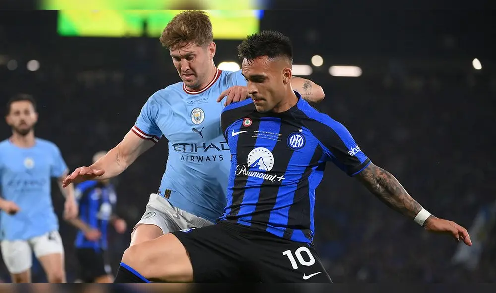 Manchester City vs. Inter por la Champions League. Foto: AFP Manchester City vs. Inter por la Champions League. Foto: AFP