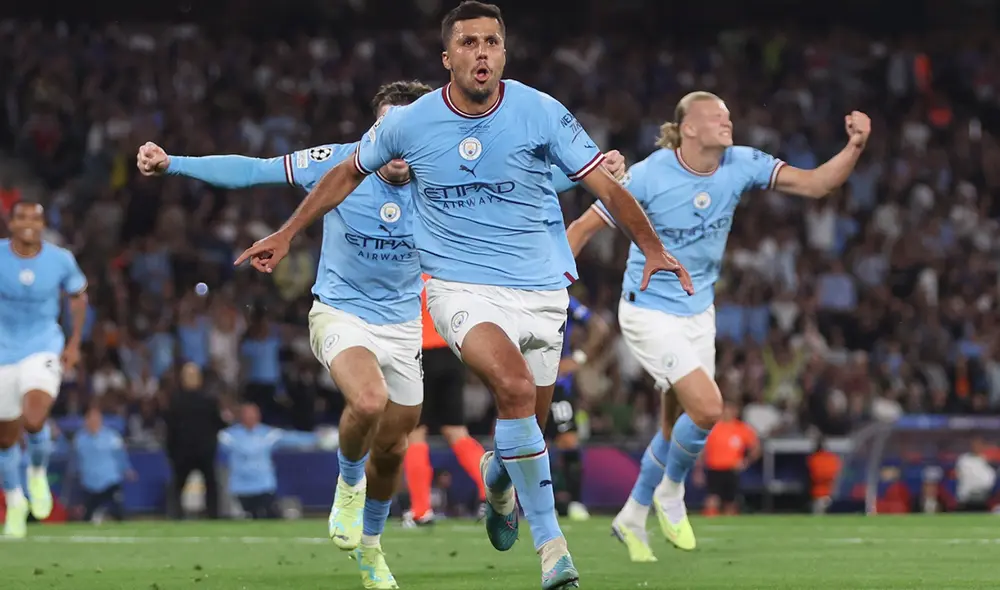 Manchester City se consagró campeón de la Champions League tras vencer al Inter. Foto: EFE