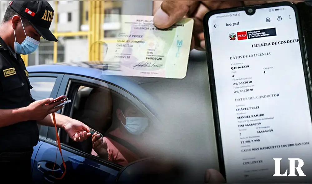 Los conductores adquieren una puntuación de acuerdo al tipo de infracción que cometan. Foto: composición de Fabrizio Oviedo/La República/difusión/Andina