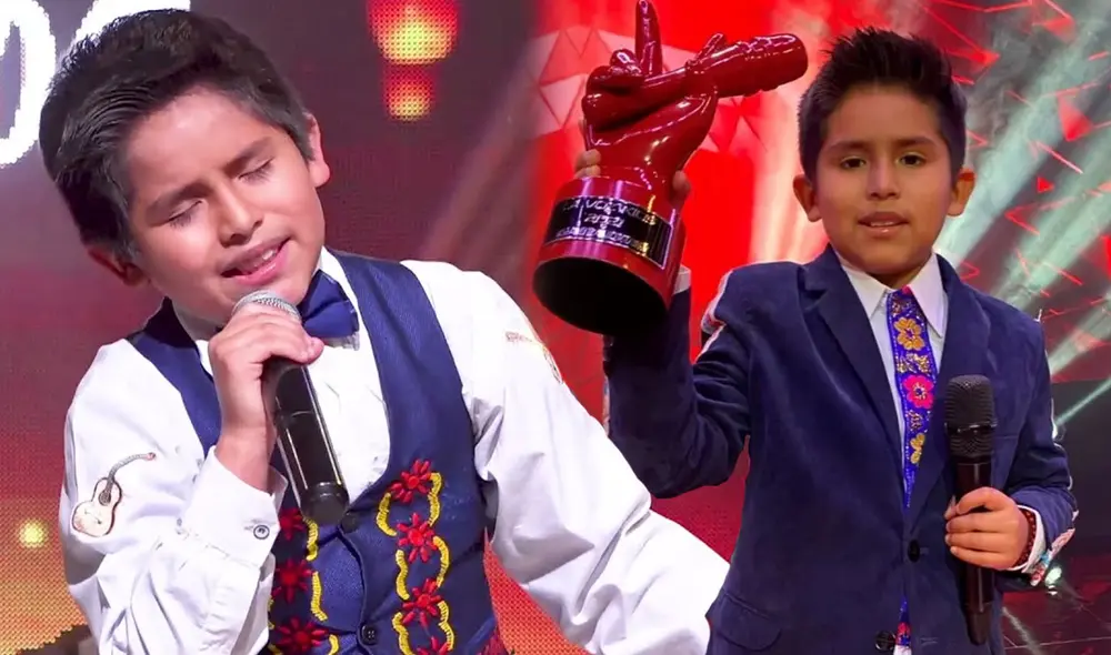 Gianfranco Bustios ganó "La voz kids" en 2021. Foto: composición LR/captura Latina Gianfranco Bustios ganó "La voz kids" en 2021. Foto: composición LR/captura Latina