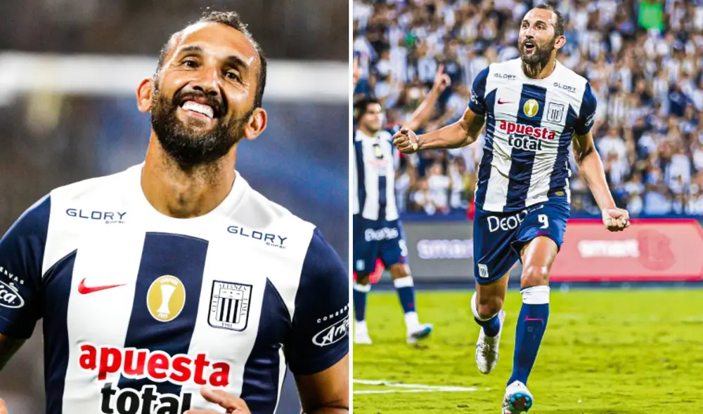 Hernán Barcos, jugador de origen argentino, igualó la marca de Rosinaldo Lopes como el extranjero más goleador de Alianza Lima. Foto: composición LR/La República