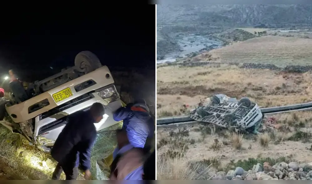 Trágico accidente de tránsito en Arequipa. Foto: composición LR/Noticias hoy Arequipa/Tuturutu