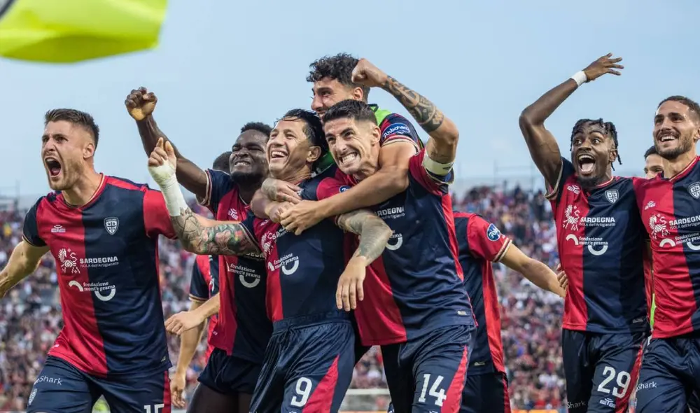Cagliari logró el ascenso ante Bari en los playoffs y ascendió a la Serie A. Foto: Cagliari
